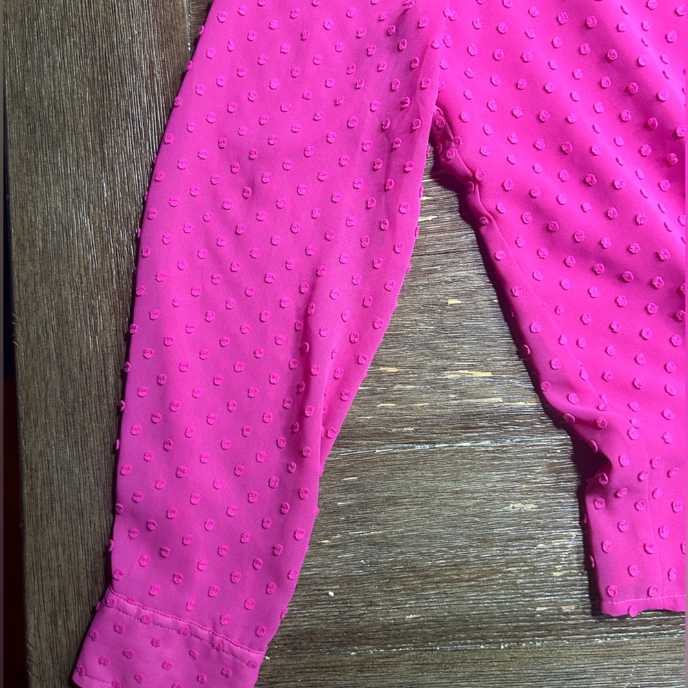 J Crew swiss dot overlay button up size small - Picture 8 of 11